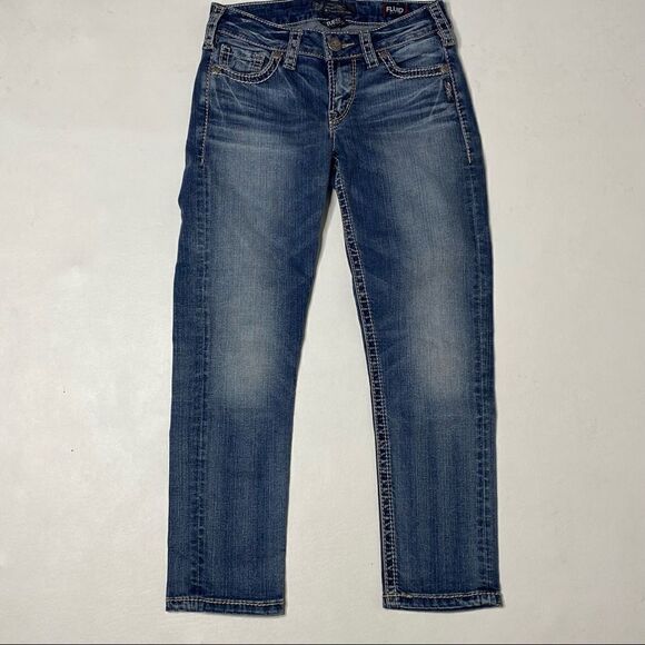 Silver Jean Co | Tuesday Denim Capri’s - Picture 1 of 5